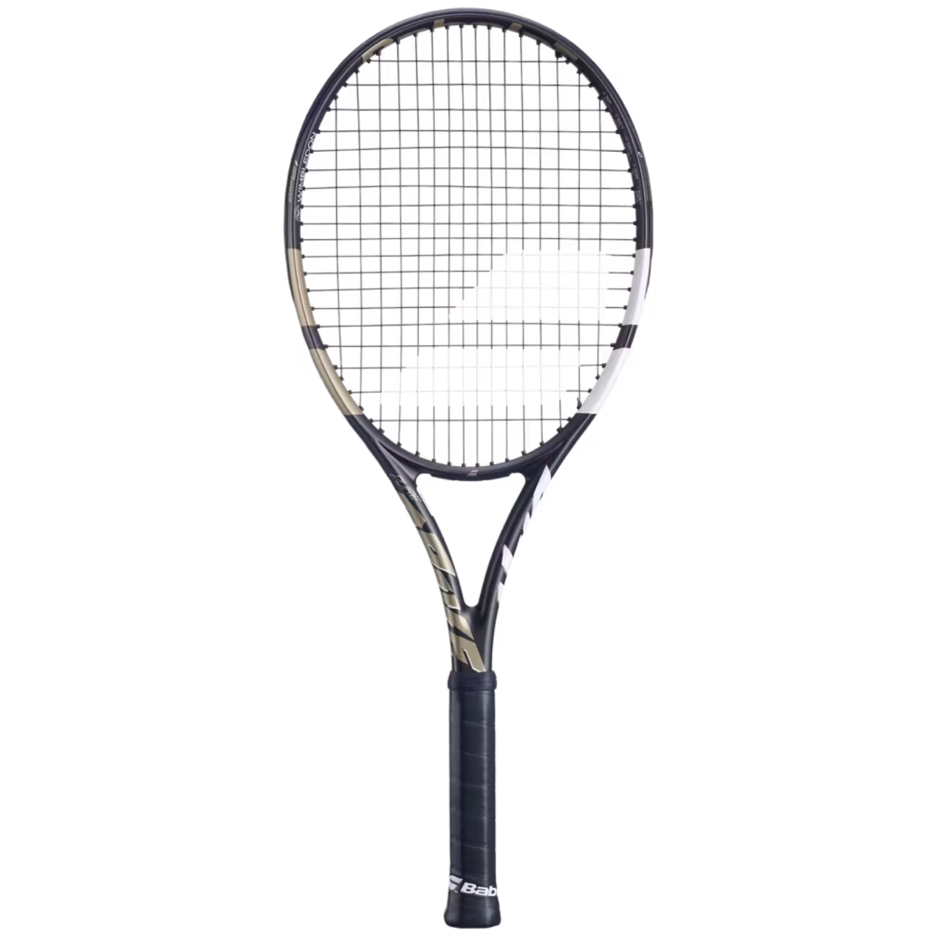 Babolat Pure Drive Wimbledon 300G Unstrung Tennis Racket - Carbon Fiber Tennis Racquet for Adults & Advanced Players - Perfect for Wimbledon Style Play & Competitive Matches