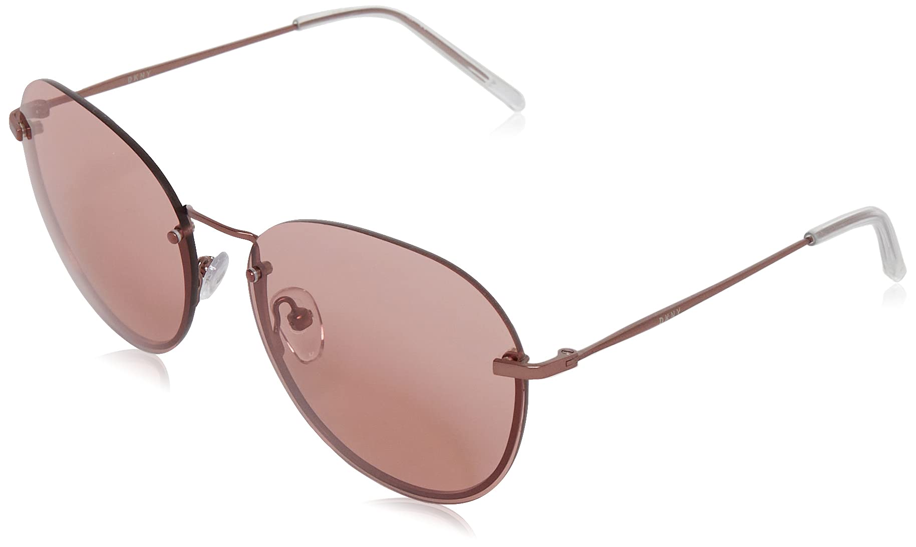 DKNY DK 101 S 608 Mauve Polarized Sunglasses for Women - UV Protection, Fashionable Cat Eye Frame - Perfect for Driving, Beach & Outdoor Activities