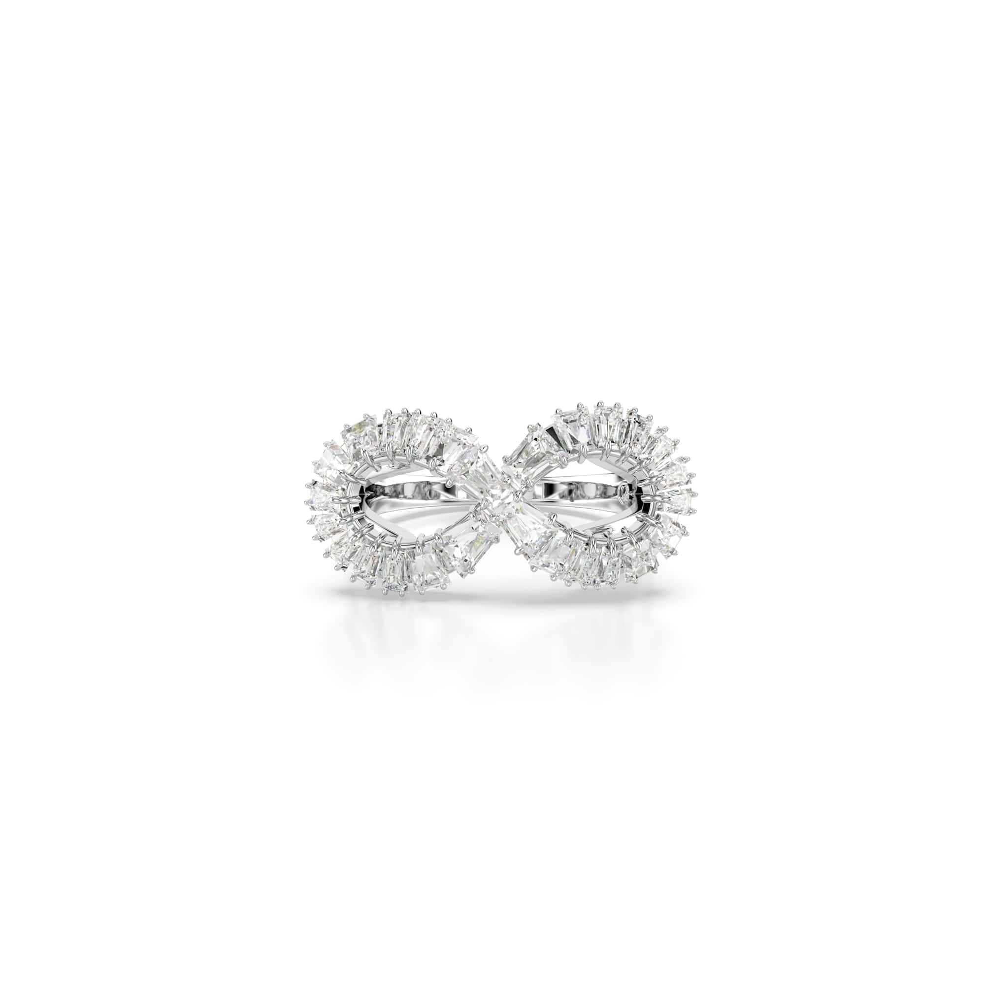 Swarovski Hyperbola Cocktail Ring - Infinity Design Elegant Crystal Jewelry for Women | Perfect for Parties, Weddings & Special Occasions