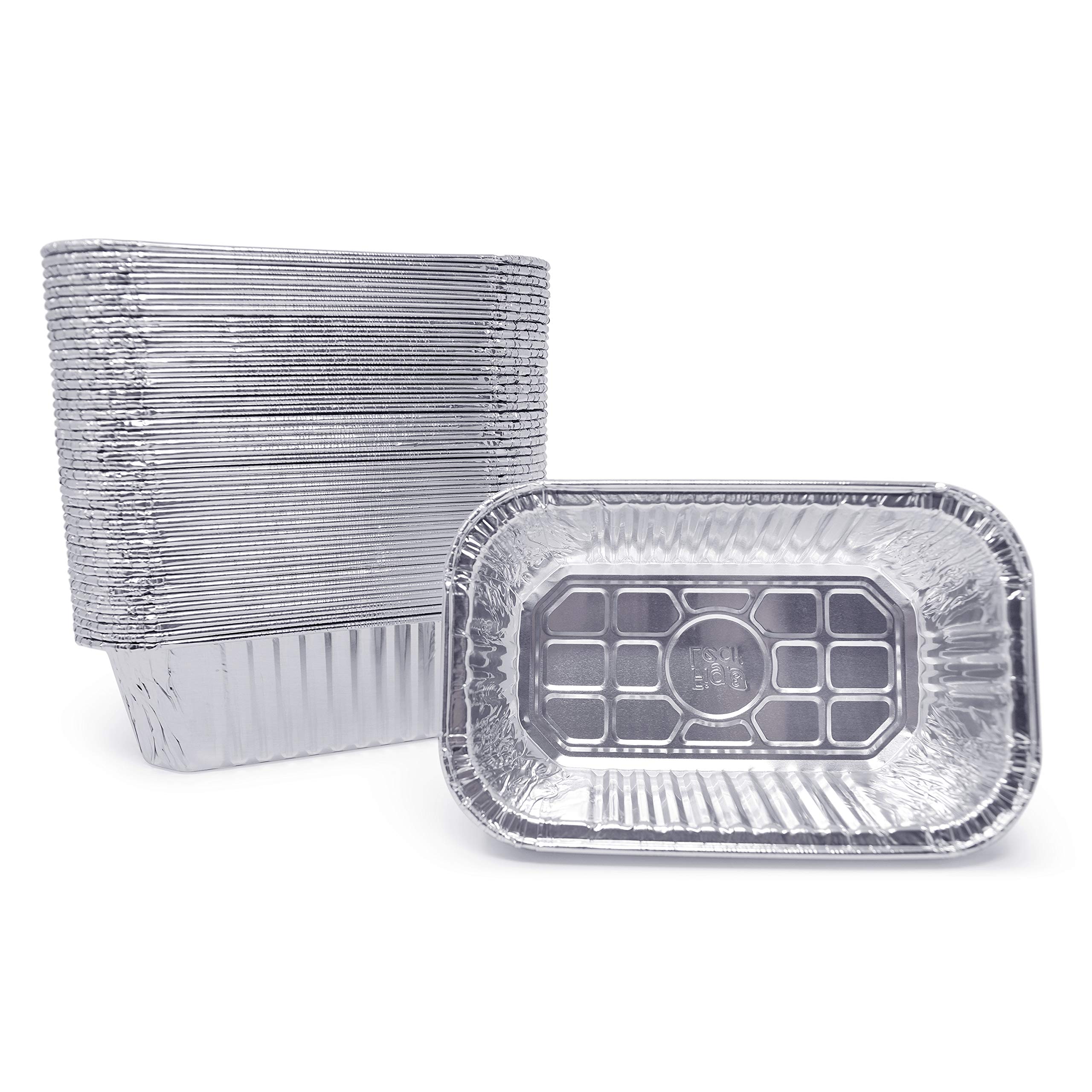 (800 Pack) Premium 1-LB Disposable Aluminum Foil Bread Loaf Pans - 6