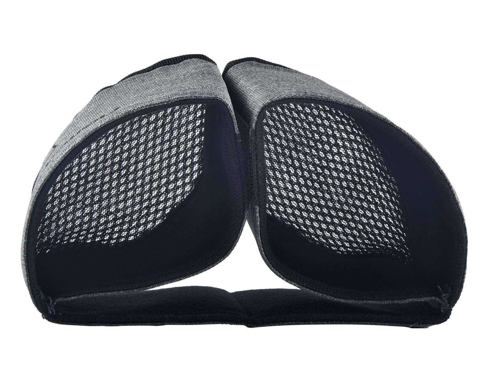 Riemot Travel Cup Holder for Luggage - Hands-Free Drink Carrier Holds 2 Coffee Mugs - Fits Roll-On Suitcase Handles - Perfect Gift for Flight Attendants & Travelers (Grey) - Ideal for Airports, Commuting & Road Trips
