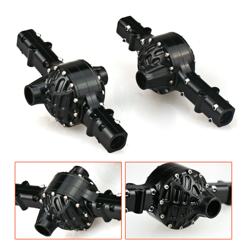 LESU Metal Fixed Base Rear Axle Shell Housing Differential Lock for 1/14 TAMIYA RC Tractor Truck Dumper - Heavy Duty DIY Upgrade Part for Off-Road RC Vehicles - Perfect for Crawling, Trail Driving & Construction Site Simulation