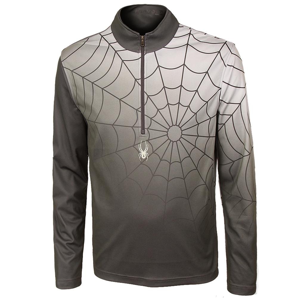 Spyder Men's Webcentric T-Neck Thermal Base Layer Shirt - Warm Winter Performance Top for Skiing, Snowboarding & Outdoor Activities