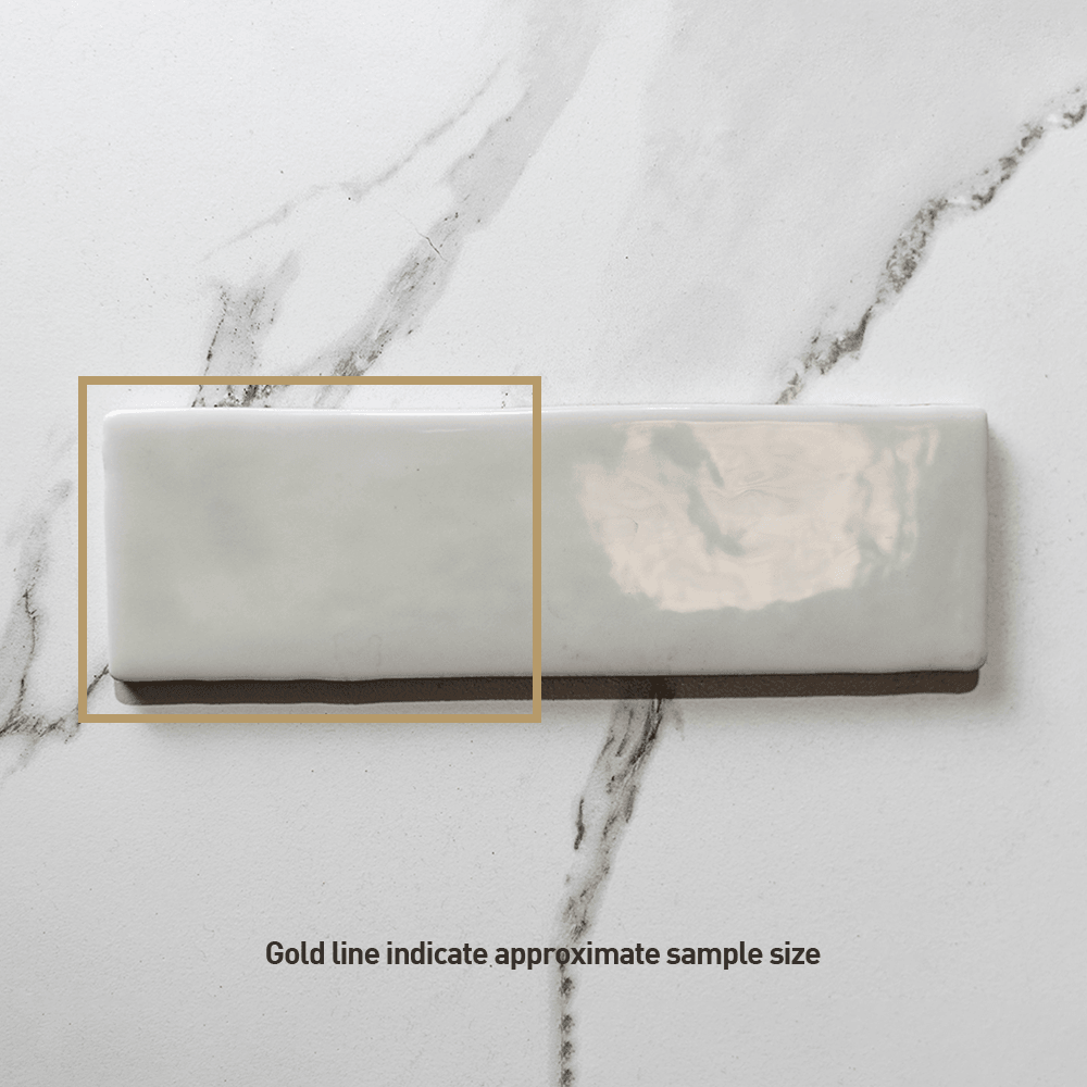 Acquarella Antic Grey 60x200 Glossy Ceramic Subway Tile - Perfect for Kitchen Backsplash, Bathroom Walls & Modern Interior Design