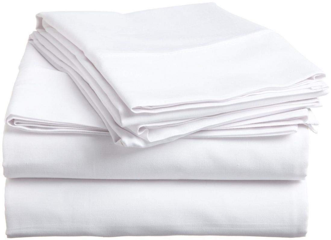 Premium 100% Egyptian Cotton Sheet Set (4PC) - Full XL, 500 Thread Count for Luxury Bedding