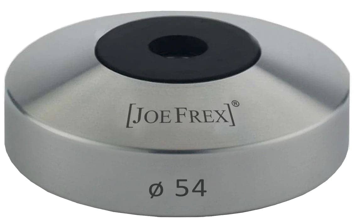Joe Frex 54mm Flat Stainless Steel Tamper Base with M8 Thread - Perfect for Espresso Machine Portafilter Tamping
