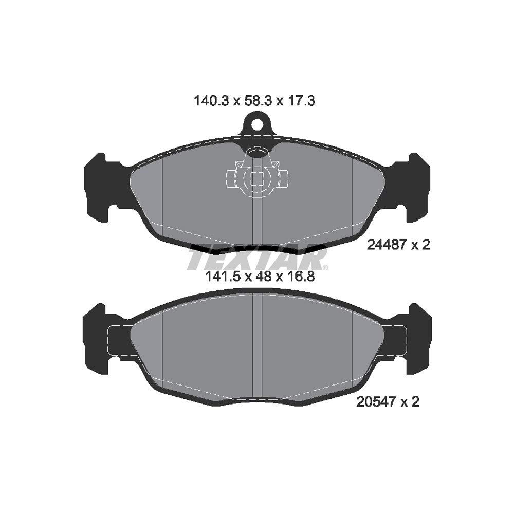 High-Performance 2448701 Brake Pads for Cars & Trucks - Durable & Reliable Braking for Safe Driving - Perfect for Daily Commute & Highway Travel