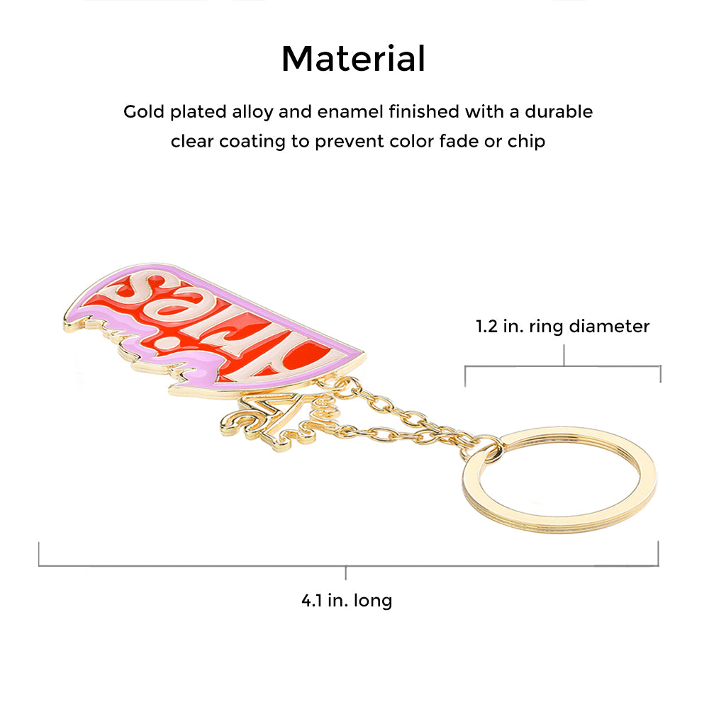 Zodiac Keychains - Personalized Astrology Key Rings for All 12 Zodiac Signs - Perfect for Gifts, Keychains, and Daily Use