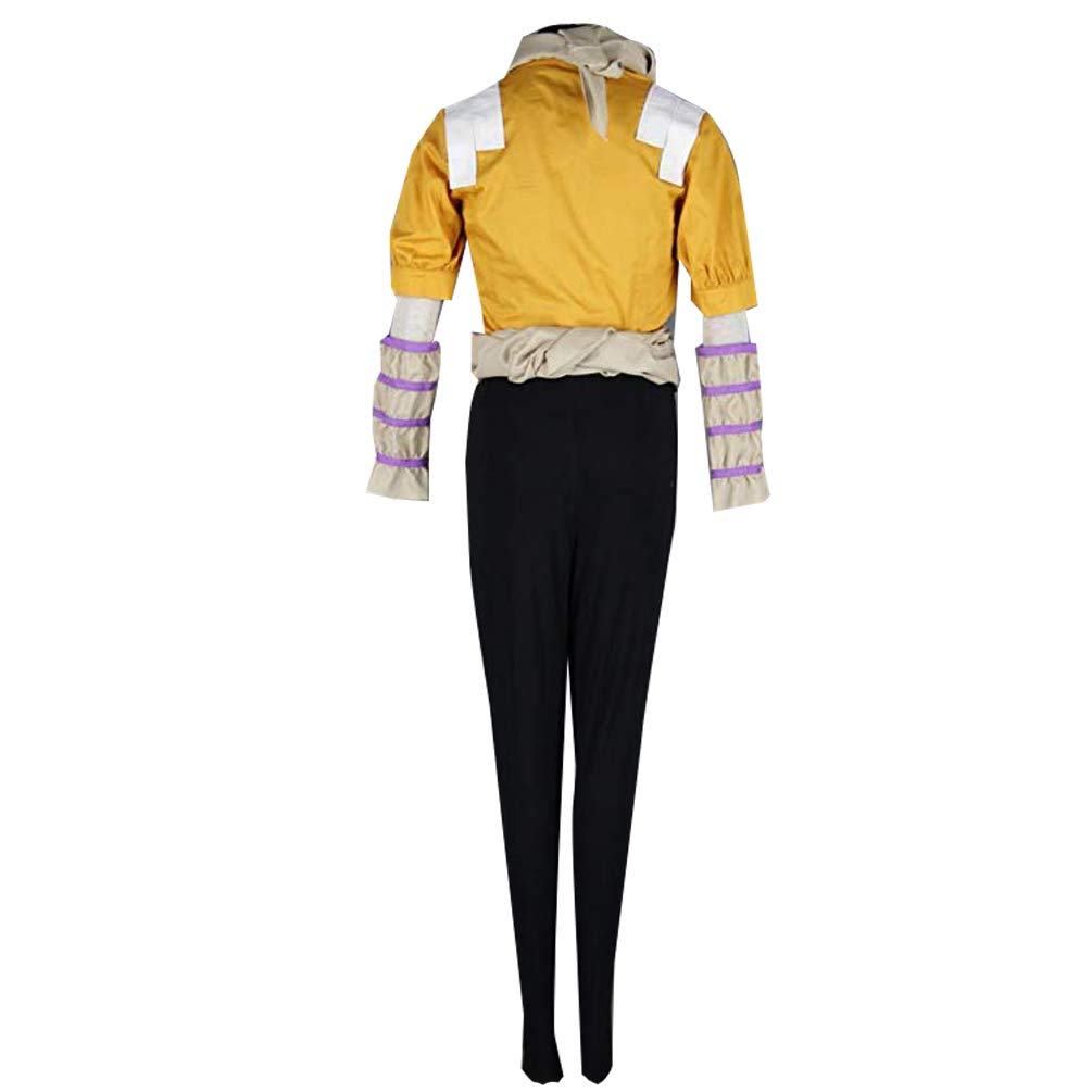 Yoruichi Shihouin Anime Cosplay Costume - Orange Halloween Outfit (Medium Size) for Cosplay Events, Halloween Parties & Anime Conventions