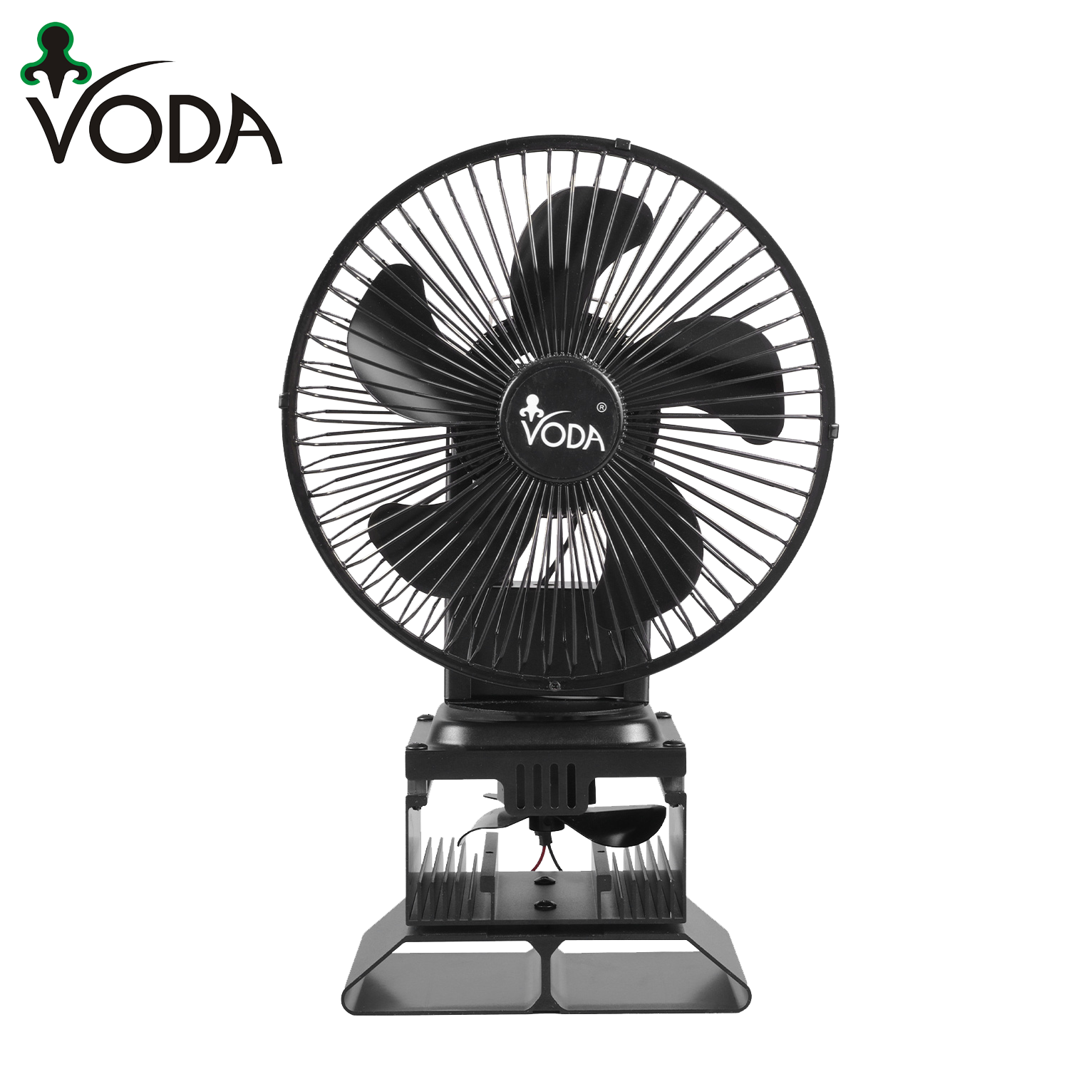 Eco-Friendly Heat Powered Oscillating Stove Fan with Shell Protection - Silent & Efficient for Wood Stoves, Fireplaces & Home Heating - VDSF695RB