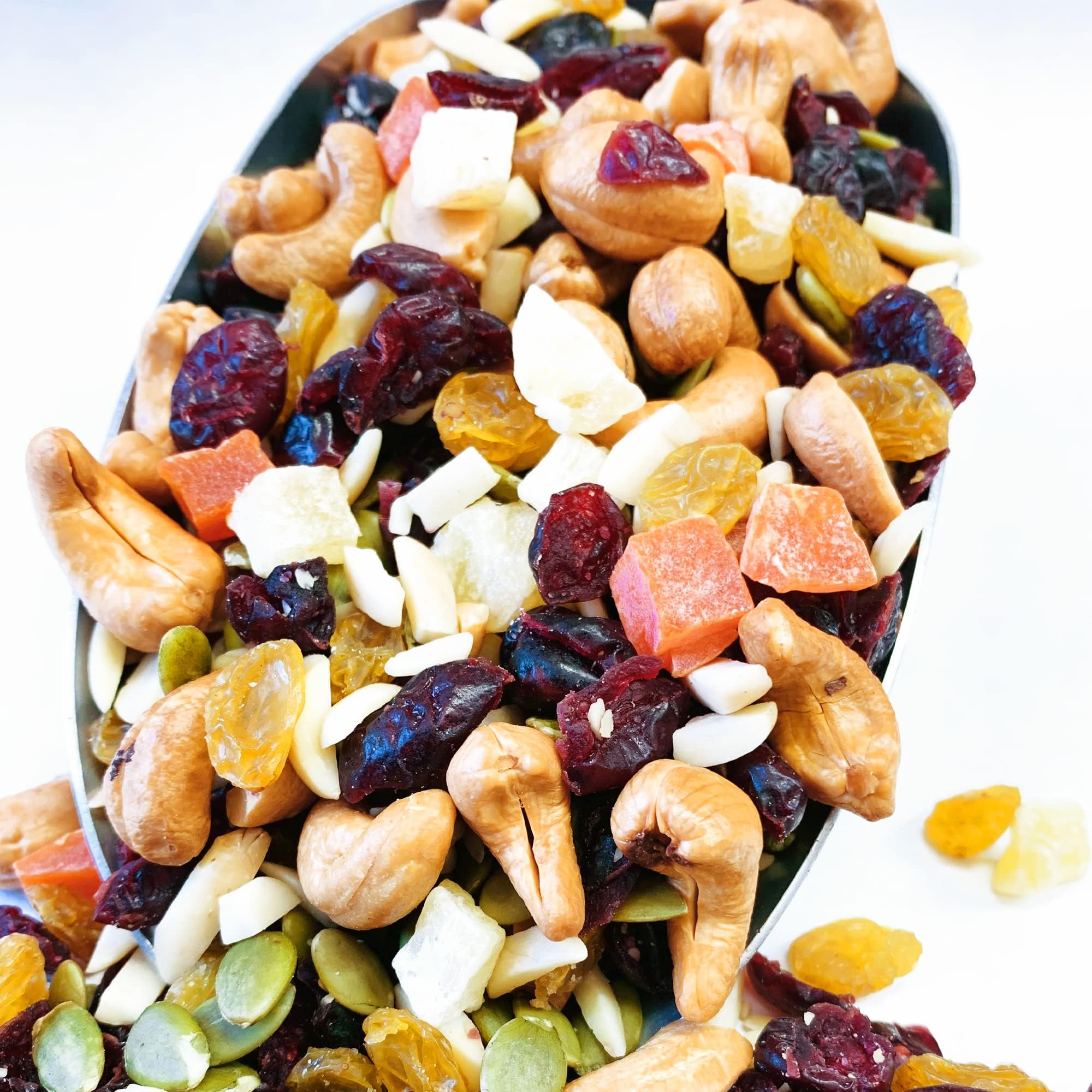 NY Spice Shop Almond Craze Trail Mix - 3lb Healthy Snack Pack with Almonds, Mixed Nuts & Dried Fruits - Bulk Wholesale Trail Mix for Hiking, Office & School Snacks