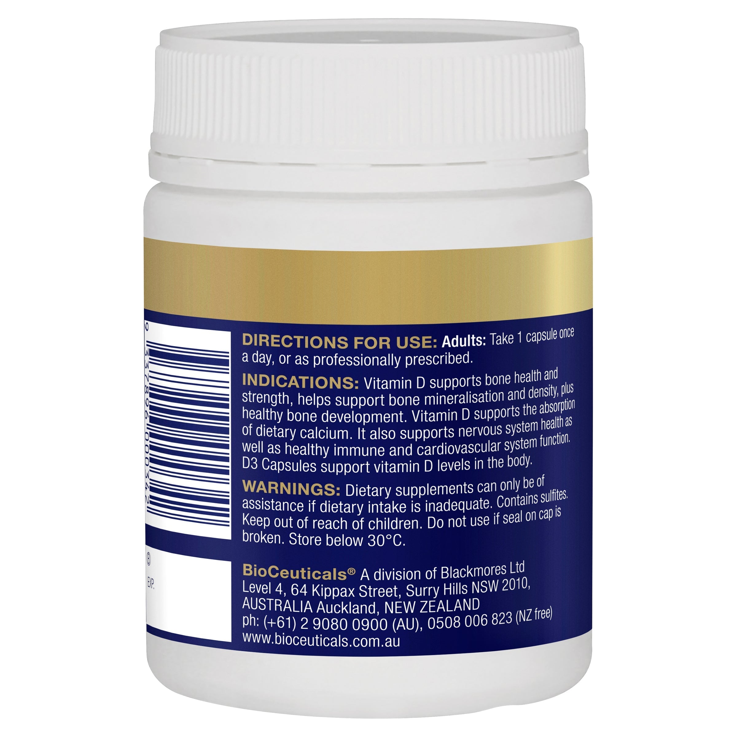 BioCeuticals Vitamin D3 5000 IU Softgel Capsules - Immune & Bone Health Support - Ideal for Adults with Low Sun Exposure or Vitamin D Deficiency