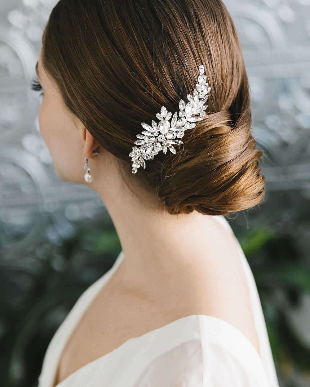 Freya Bridal Comb – Elegant Wedding Hair Accessory for Brides | Perfect for Weddings, Prom & Special Occasions