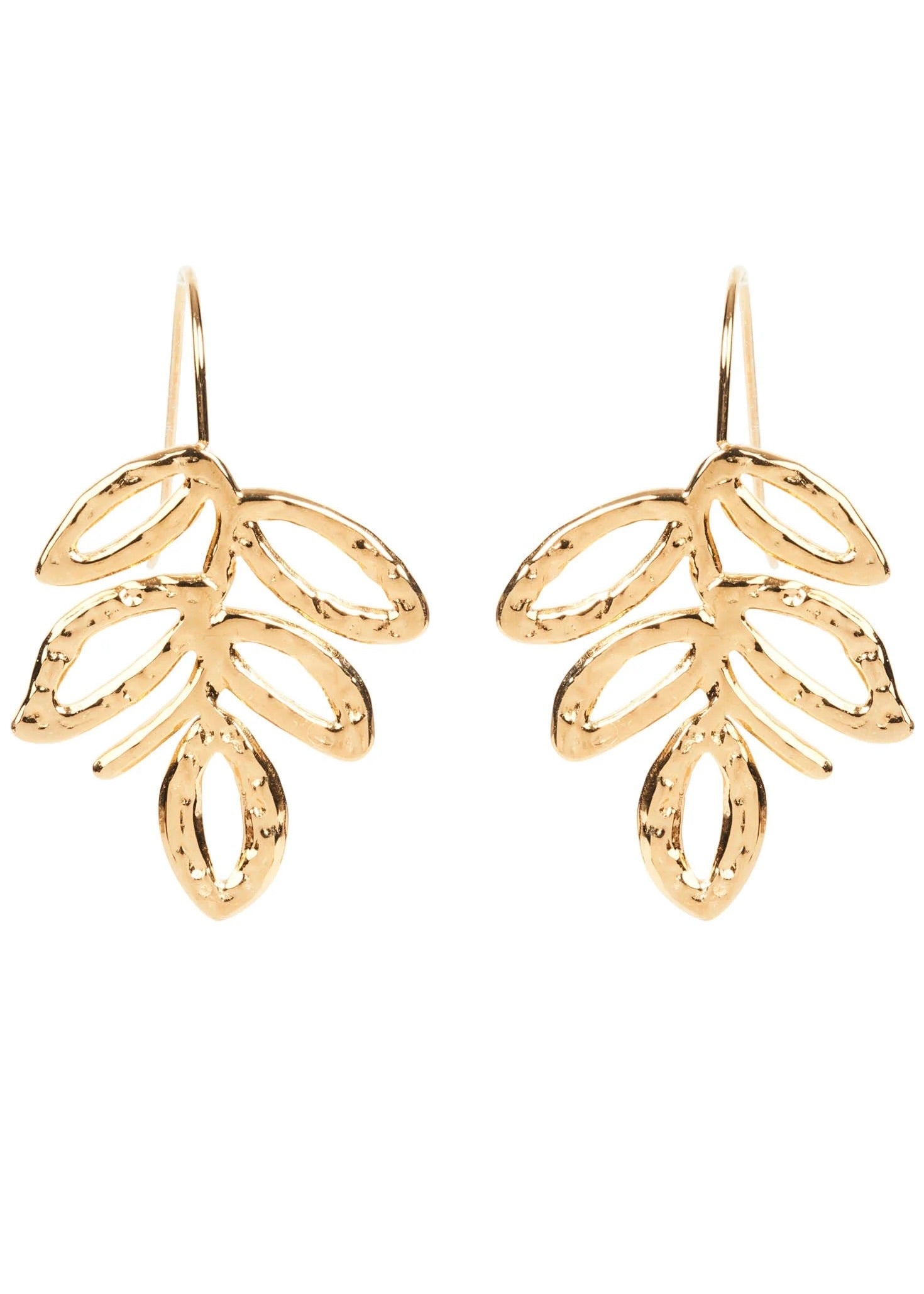 Laax Earrings for Women - Elegant Petal Design Gold Plated Dangle Earrings | Perfect for Parties, Weddings & Everyday Wear