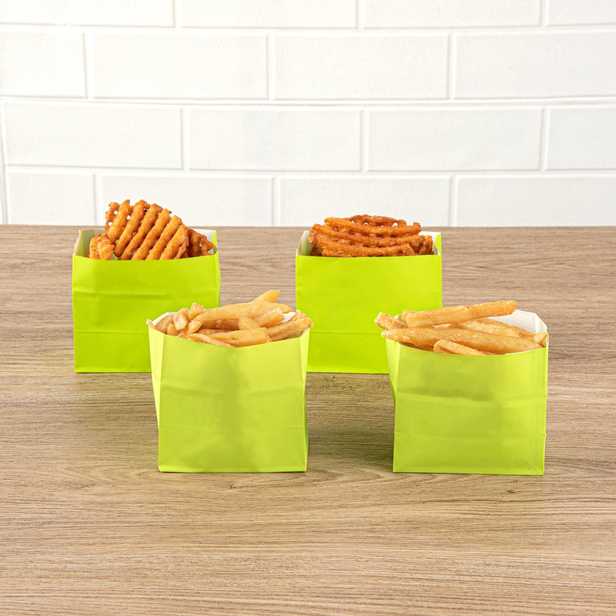Eco-Friendly Small Snack Bags - 100 Count Biodegradable Paper Bags 3.75
