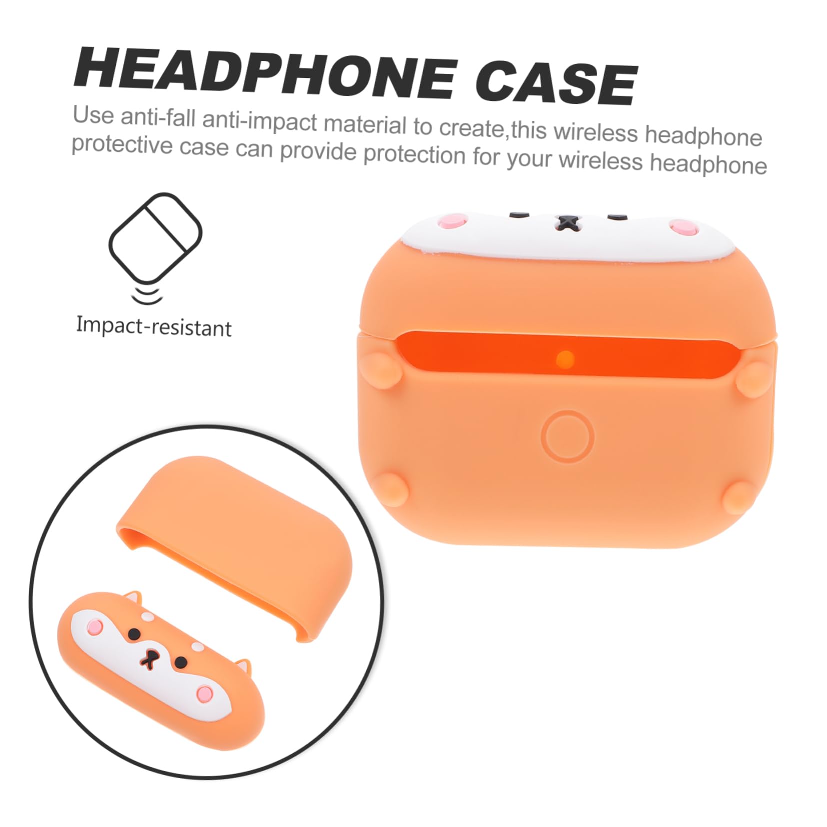 Veemoon Premium Box Earphone Case - Durable Headphone Storage Organizer for AirPods, Earbuds & Wireless Headphones - Perfect for Travel, Gym & Daily Use