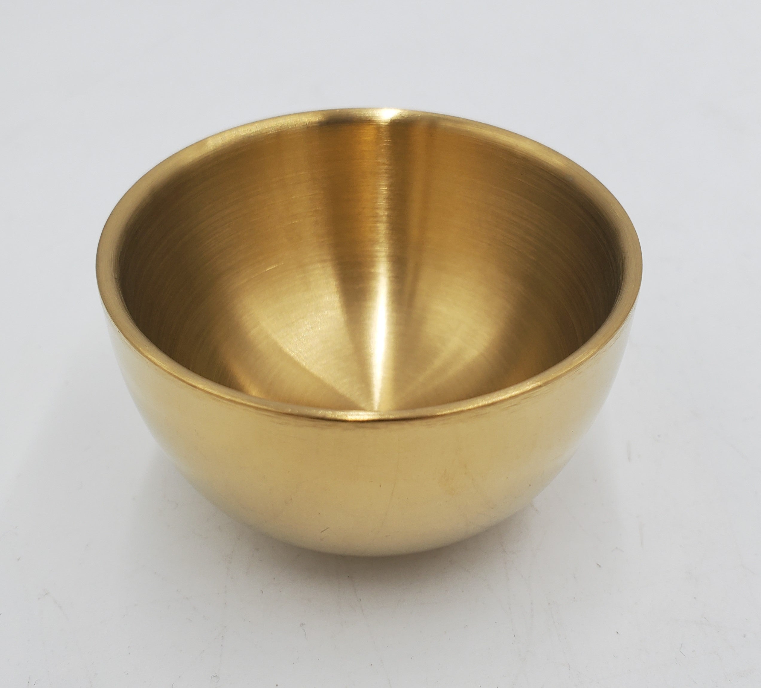 2.25x1.75 Inch Stainless Steel Round Bowl - Gold Kitchen Serving Bowl for Salad, Soup, Desserts & Party Dishes