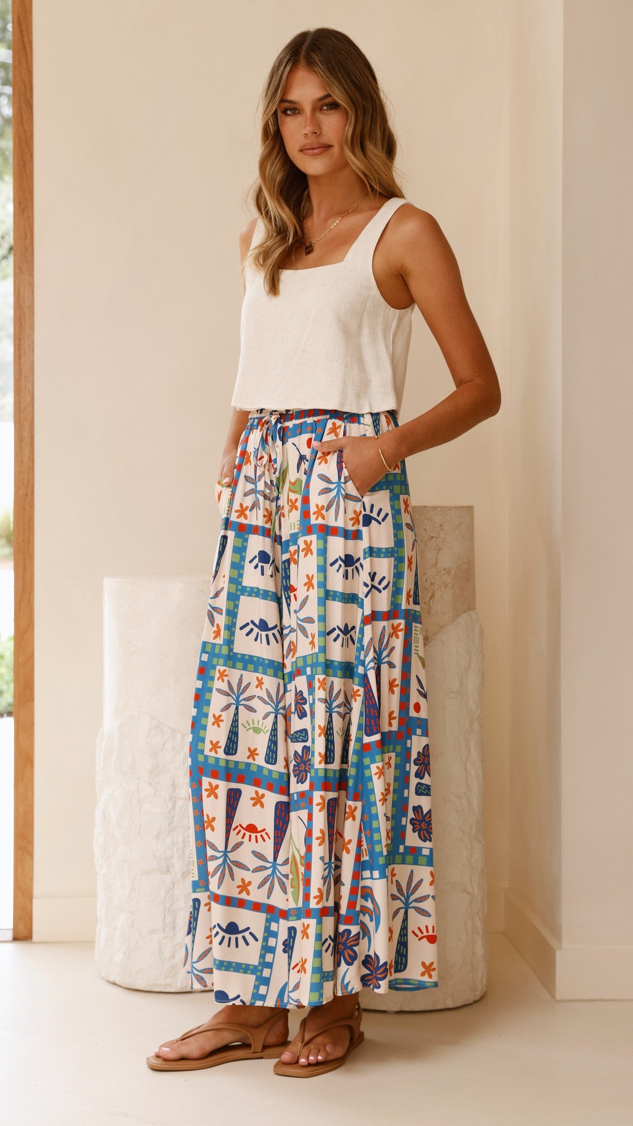 Belinda Pants - Lorelei Collection | Women's High-Waisted Wide Leg Trousers for Office & Casual Wear | Perfect for Work, Travel & Everyday Outfits