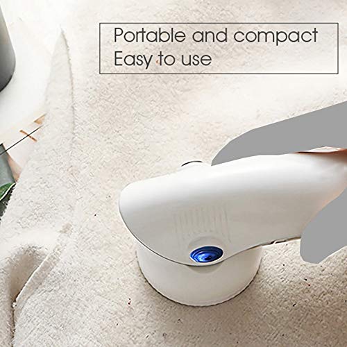 Rechargeable Portable Electric Lint Remover - Fabric Shaver for Sweaters, Clothes, Carpets & Curtains | Efficient Hair Ball Trimmer for Home & Travel Use