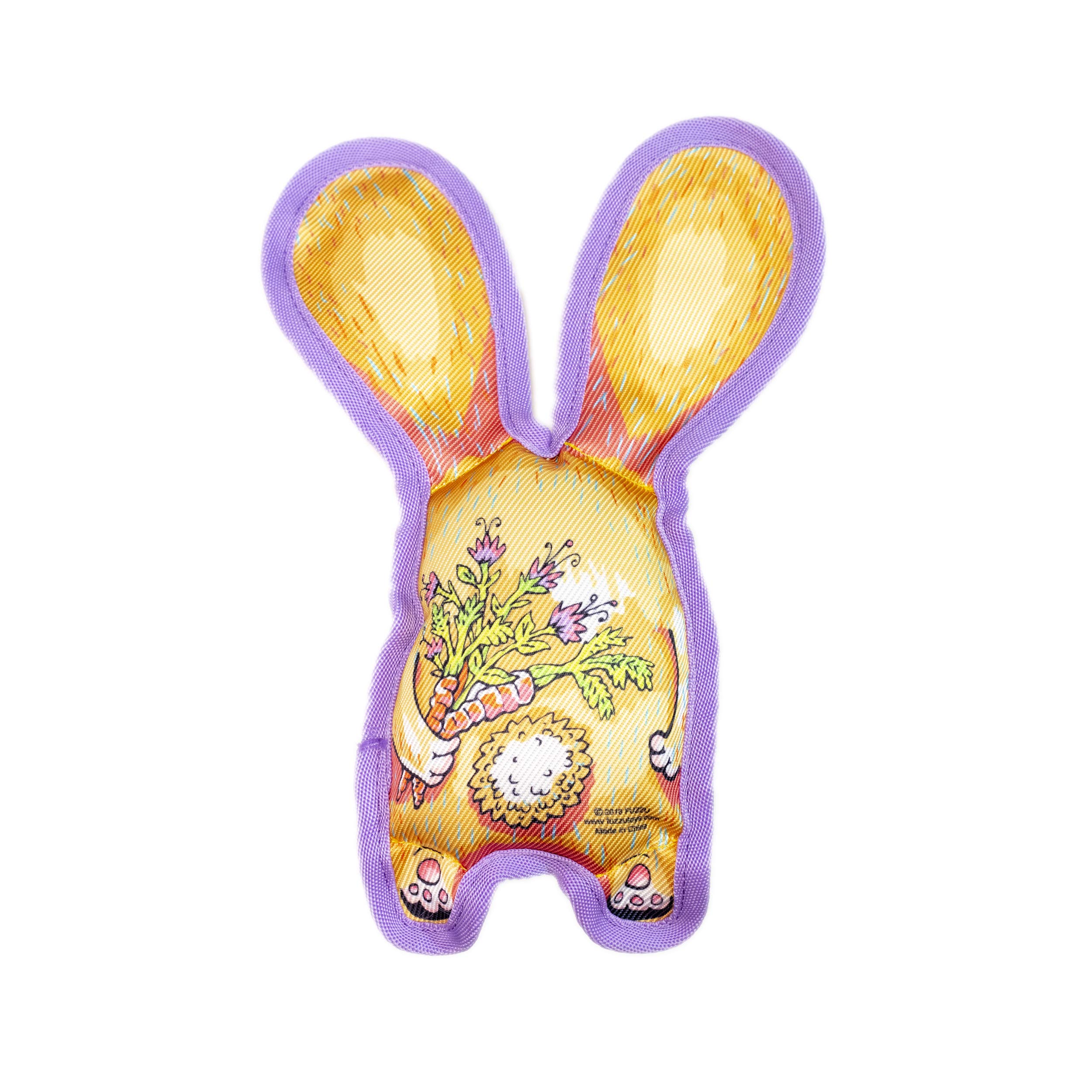 Durable All Ears Squeaky Dog Chew Toy - 7 Inch Hopper Puppy Toy for Aggressive Chewers | Small Rugged Pet Toy for Indoor & Outdoor Play