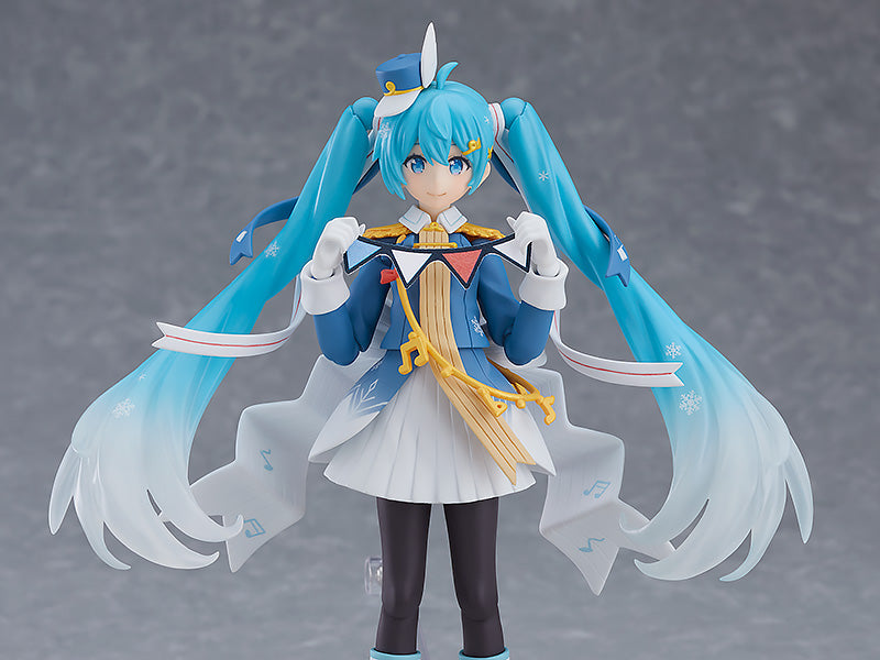 Figma #EX 060 Snow Miku (Snow Parade Ver.) Vocaloid Action Figure - Collectible Anime PVC Statue for Vocaloid Fans | Perfect for Display, Cosplay Inspiration & Anime Collections