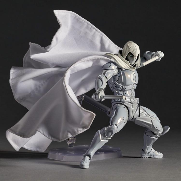 Amazing Yamaguchi Revoltech Moon Knight Action Figure NR013 - Collectible Marvel Superhero Toy for Display & Role Play