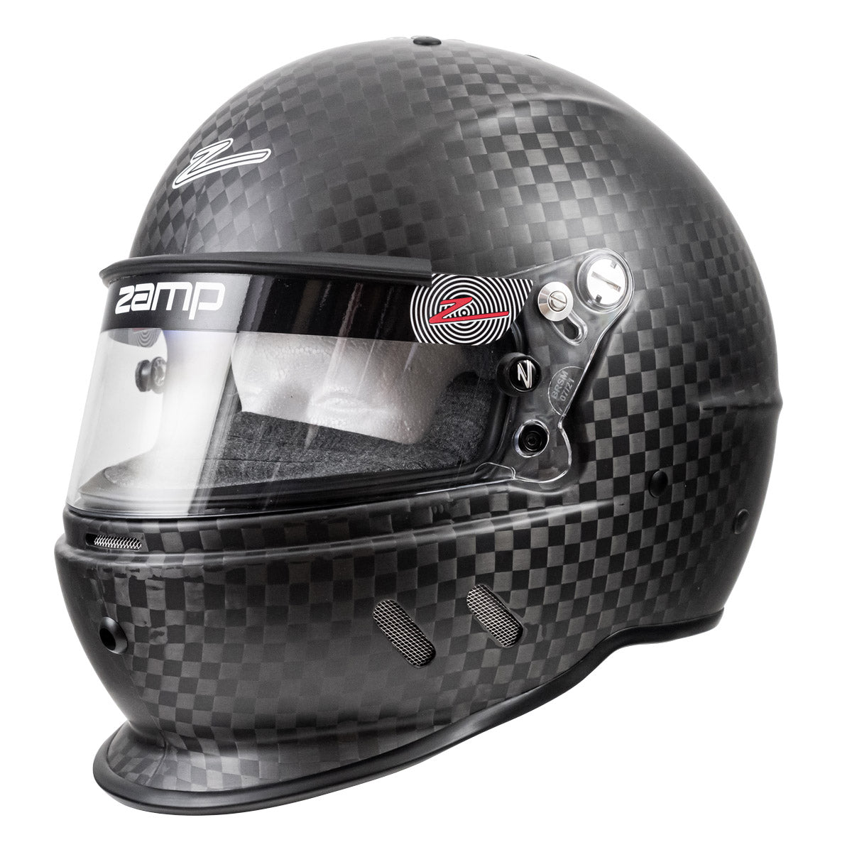 Zamp RZ 65D Carbon Fiber Dirt Bike Helmet - Snell SA2020 Certified, Lightweight & Durable Off-Road Motorcycle Helmet for Motocross, ATV, and MX Racing