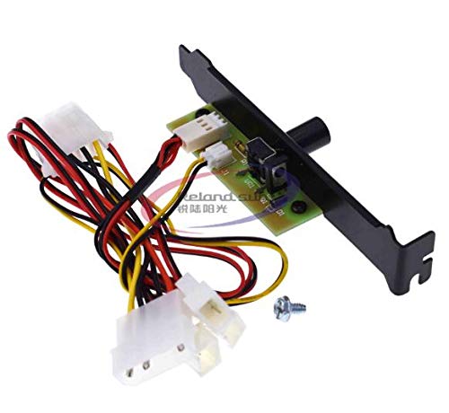 3-Channel PC Fan Controller - 12V Molex for CPU, HDD, VGA Cooling - Perfect for Gaming Rigs