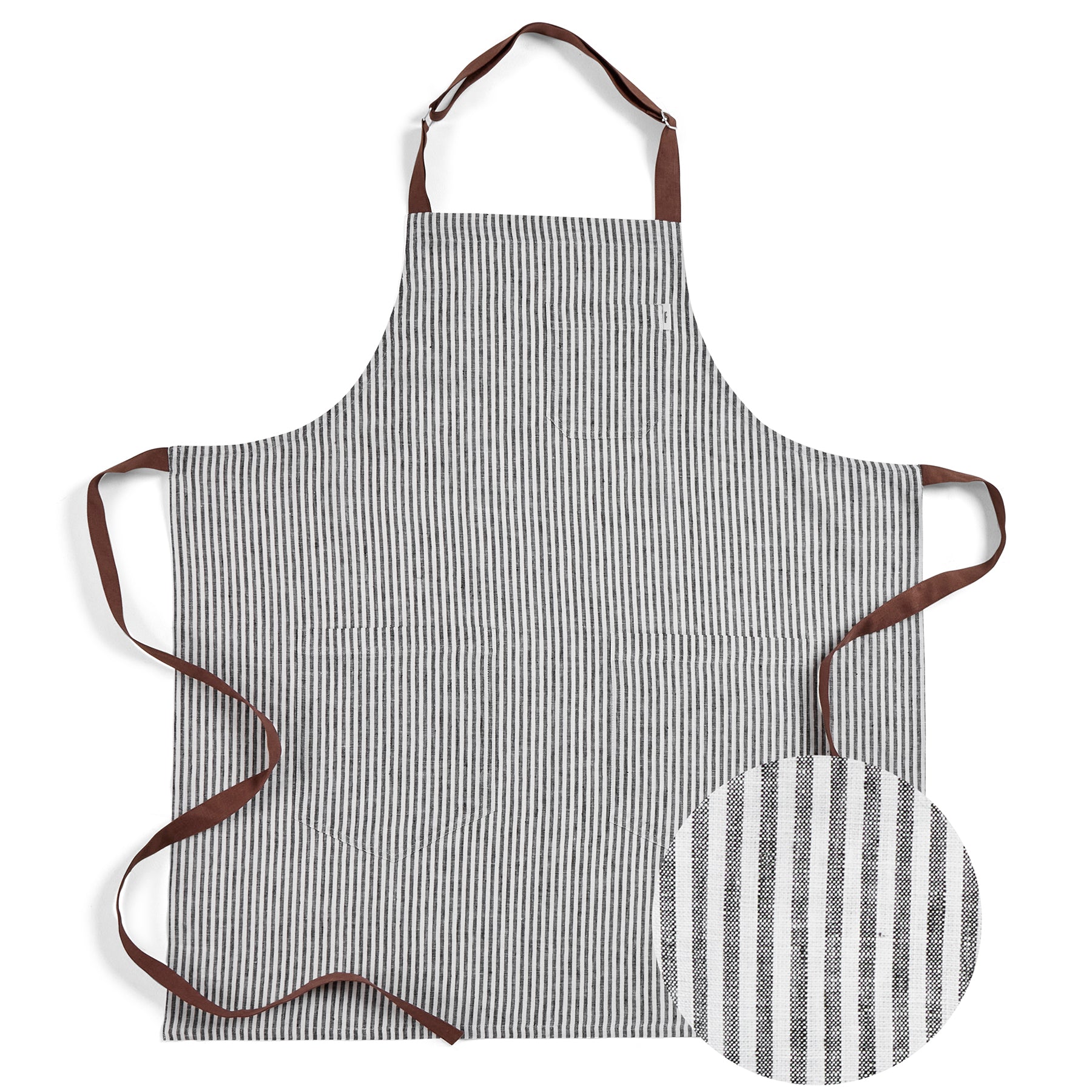 Premium Linen Bib Apron for Cooking, Baking & Grilling - Durable & Stylish Kitchen Apron for Chefs & Home Cooks - Perfect for BBQ, Baking & Crafting