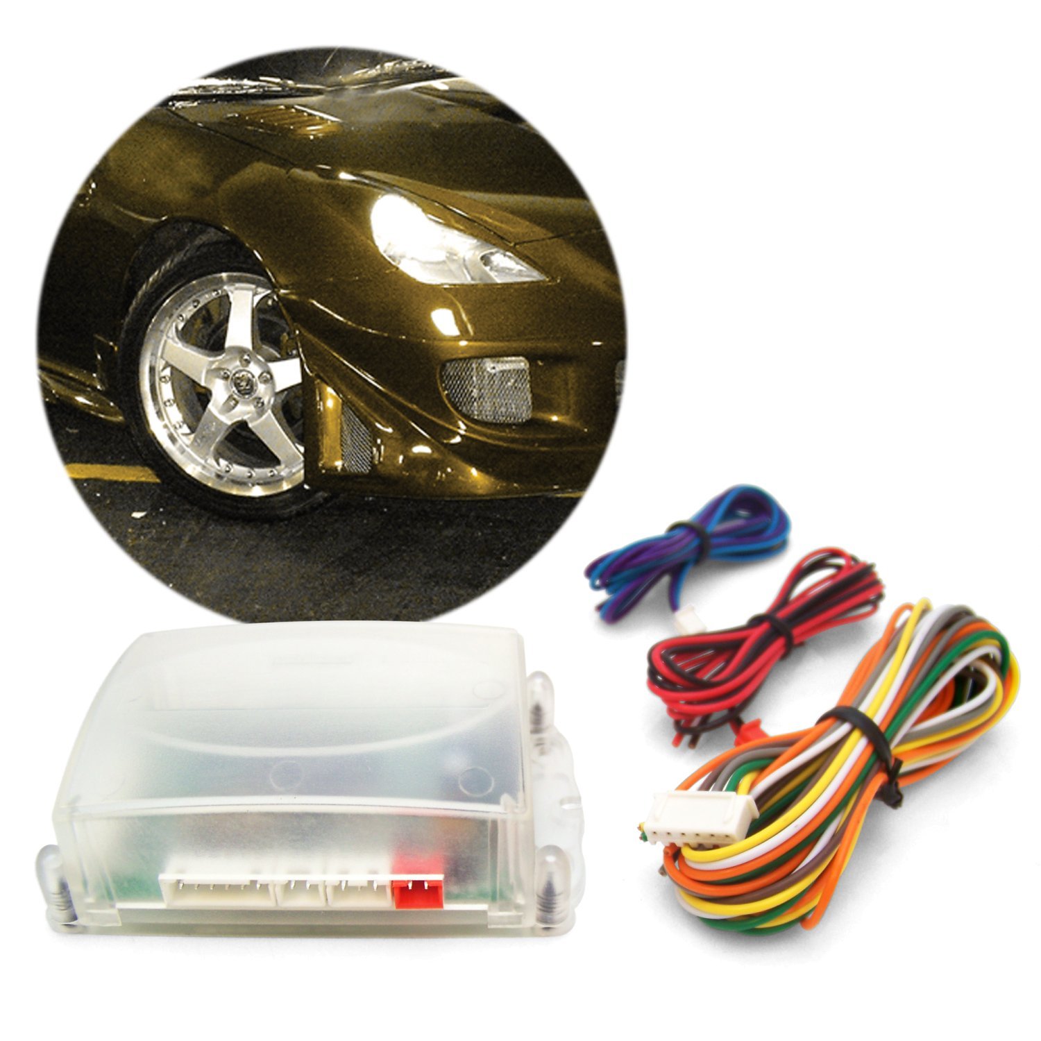 AutoLoc 9644 Photocell Headlight Controller - Automatic On/Off Switch for Cars & Trucks - No Sensor Required - Ideal for Night Driving & Parking Safety