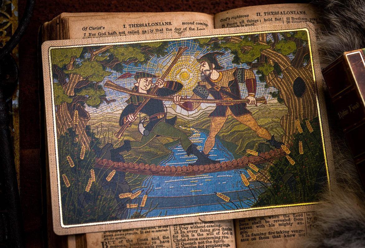 Robin Hood Themed Collectible Playing Cards - Signed Edition | Perfect for Card Games, Magic Tricks & Gift Giving