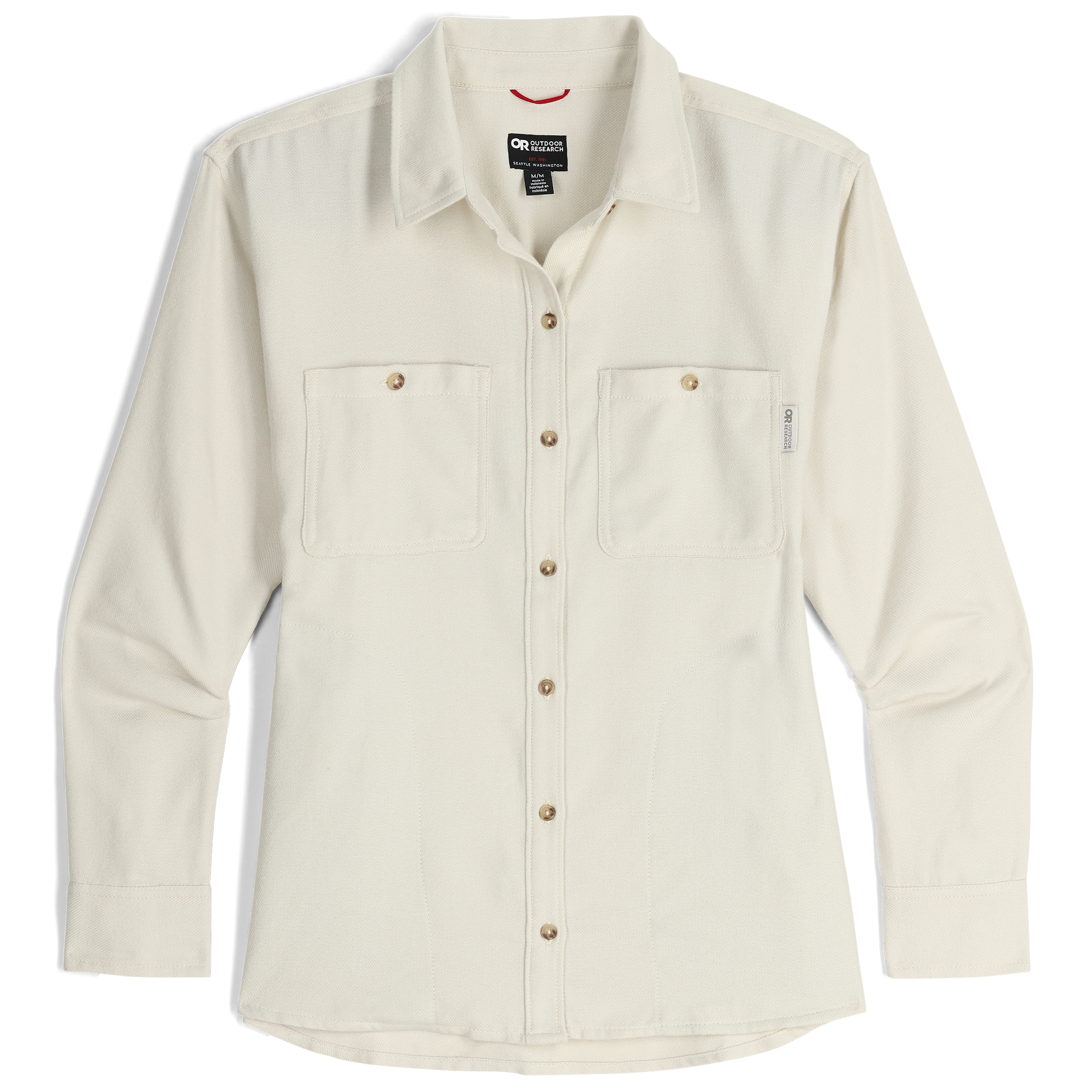 Women's Soft Flannel Twill Shirt - Comfortable Long Sleeve Plaid Button Down Top for Casual Wear & Outdoor Activities