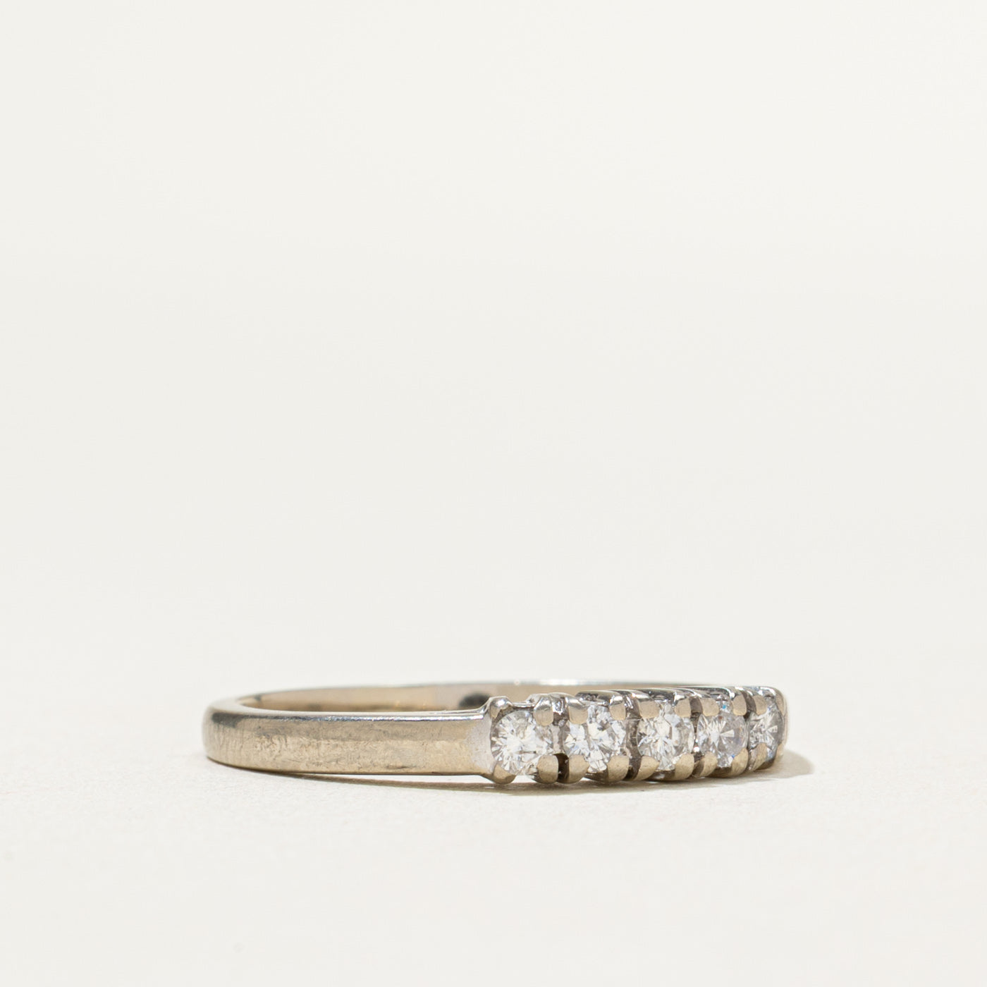 0.30ctw Five Stone Diamond Ring - Size 7.5 | Elegant Wedding Band, Anniversary Gift for Her | Perfect for Engagement, Proposal & Special Occasions