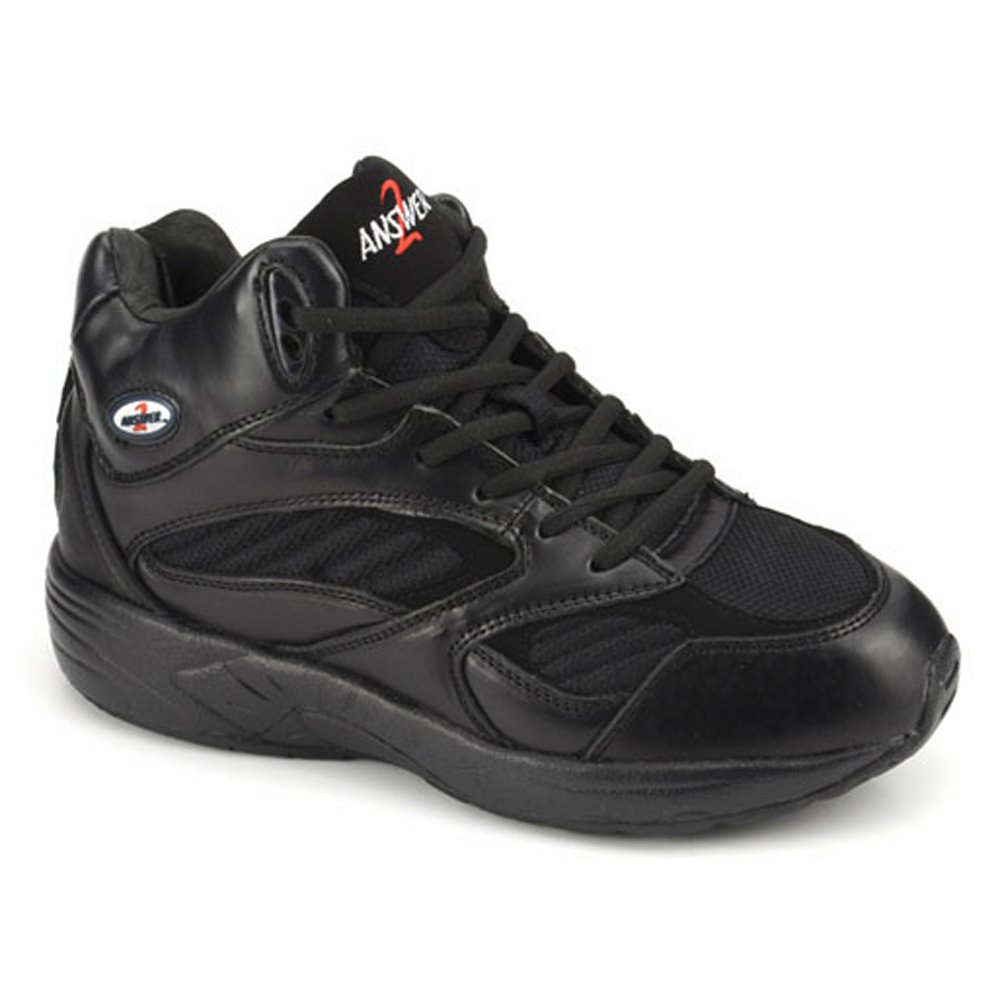 Apis Answer2 552-1 Men's Therapeutic Extra Depth Shoes - Leather Lace-Up for Comfort & Support | Ideal for Diabetic Foot Care, Plantar Fasciitis & Wide Feet