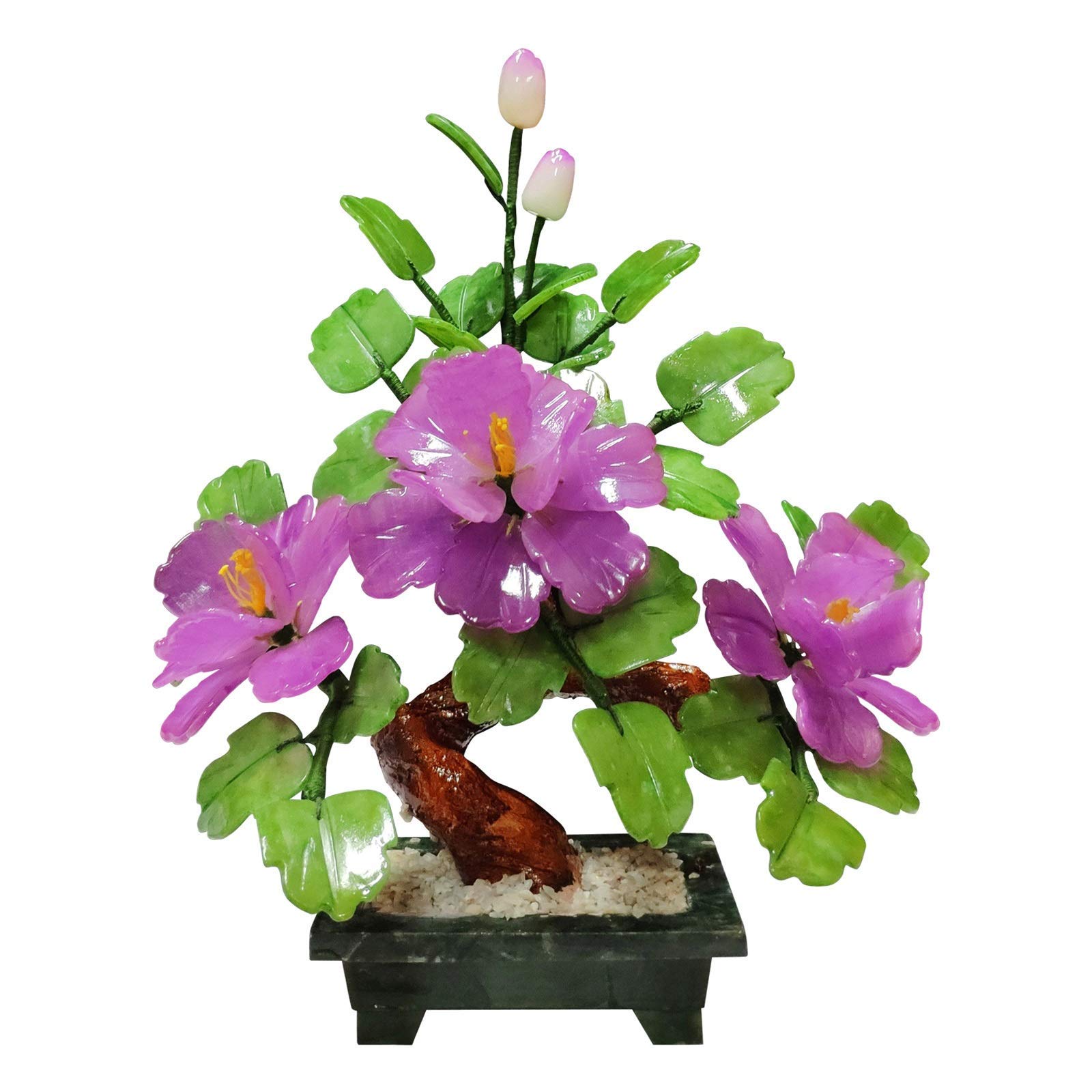 Artificial Bonsai Tree with Peony Flowers - Faux Potted Plant for Home & Office Decor | Realistic Simulation Bonsai for Desk, Living Room, and Workspace Decoration