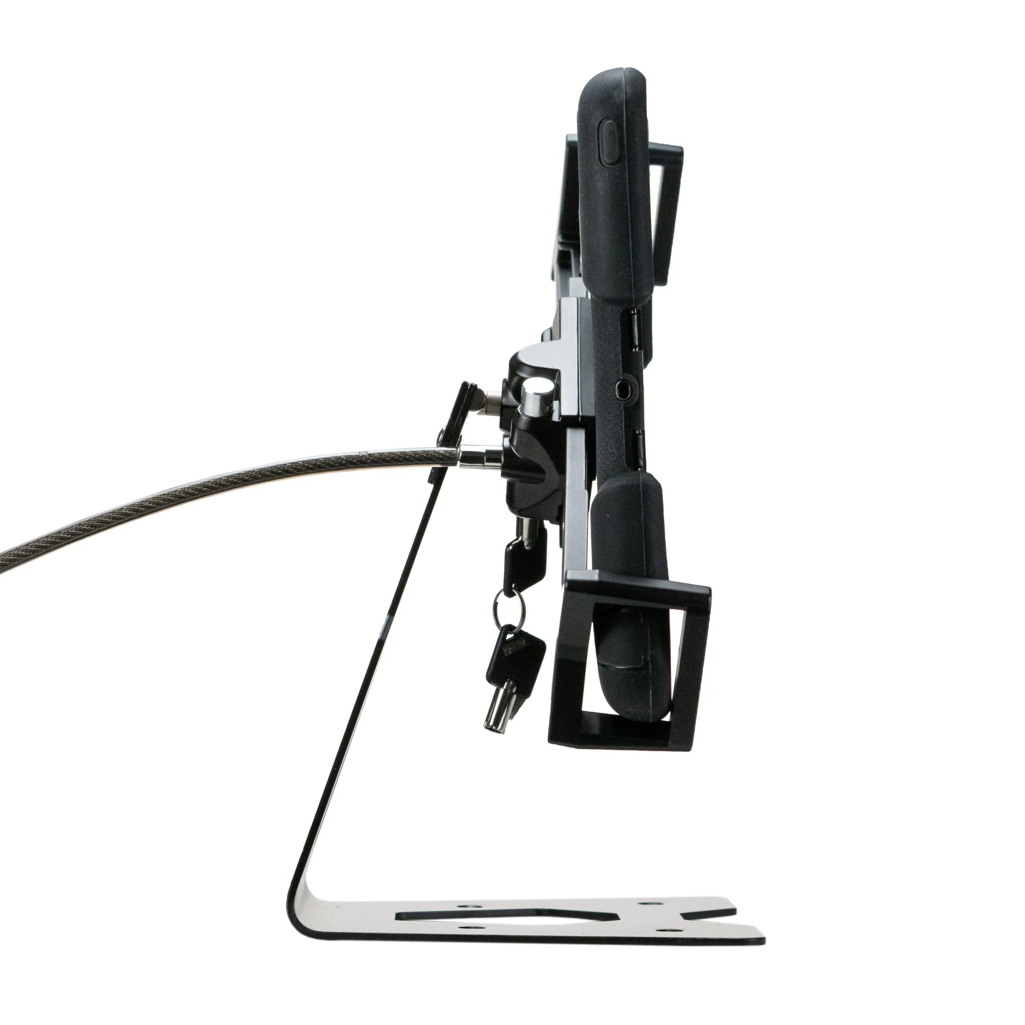 Universal Security Kiosk Stand - Durable & Adjustable Tablet Holder for iPad, Samsung & More | Perfect for Retail Stores, Hospitals & Public Spaces