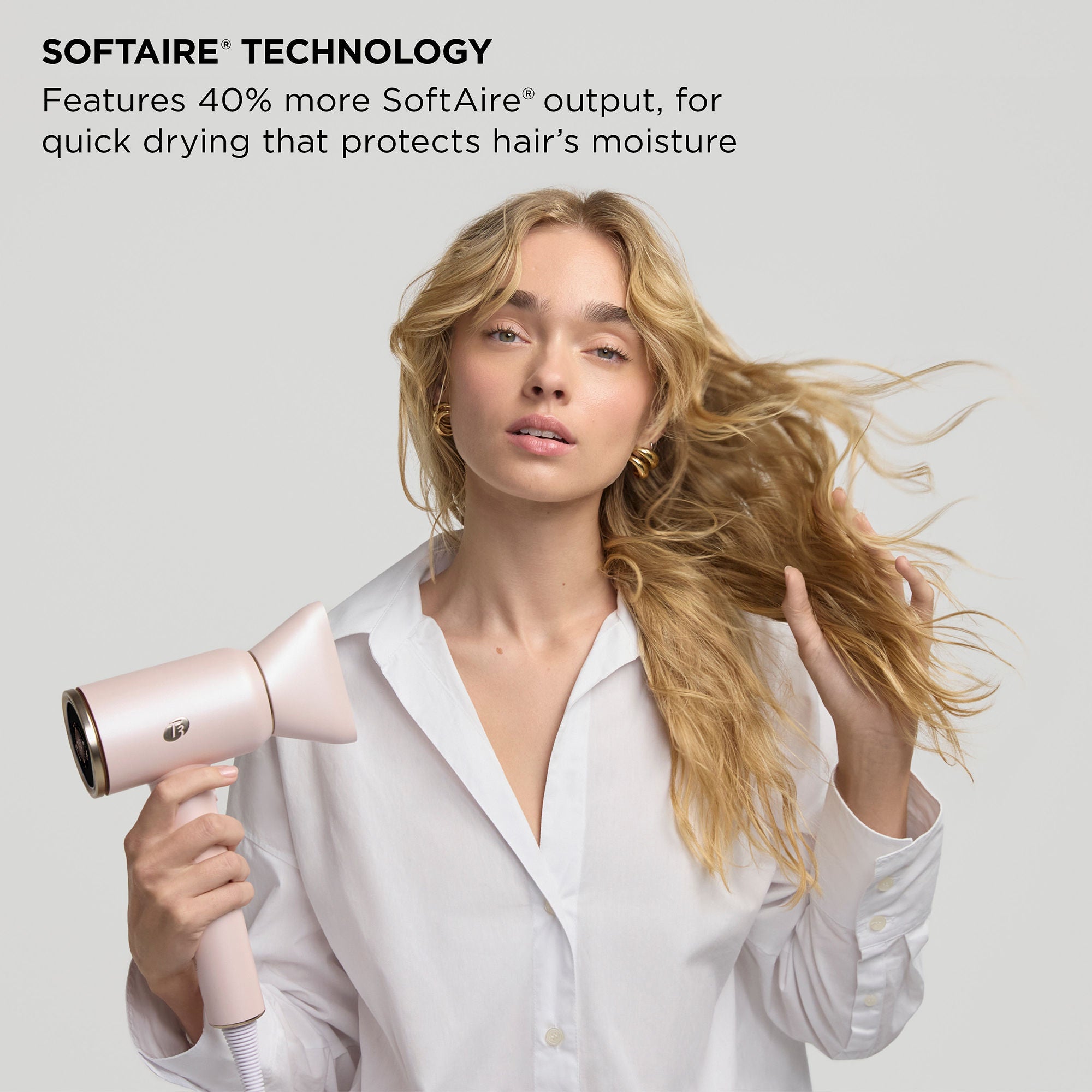 Aire IQ Intelligent Hair Dryer - Fast Drying, Lightweight & Quiet for Salon-Quality Styling at Home - Perfect for Travel, Daily Use & Professional Stylists