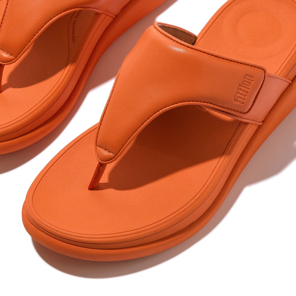 FitFlop F Mode Go Adjustable Flatform Sandals for Women - Comfortable Slip-On Summer Shoes with Arch Support | Perfect for Beach, Vacation & Casual Wear (Satsuma)
