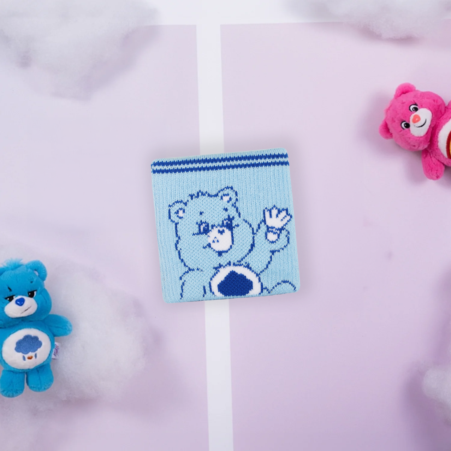 Victor x Care Bears SP4510CBC M Blue Wristband - Cute Collectible Bracelet for Kids & Adults, Perfect for Gifts, Parties, and Disney Fans Collection