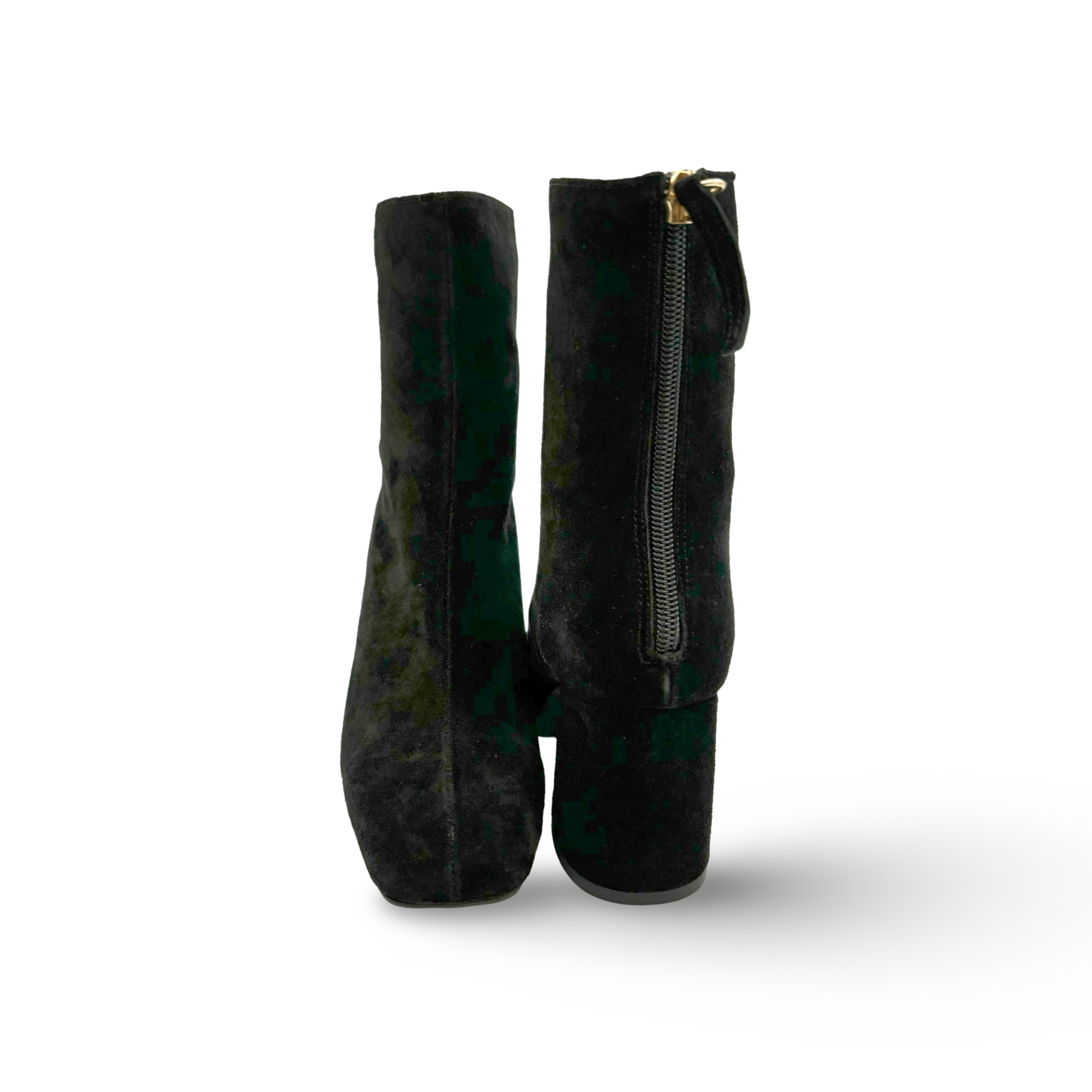 Black Leather Ankle Boots for Women - Stylish & Comfortable Drisce Boots for Casual Wear, Work & Outdoor Activities