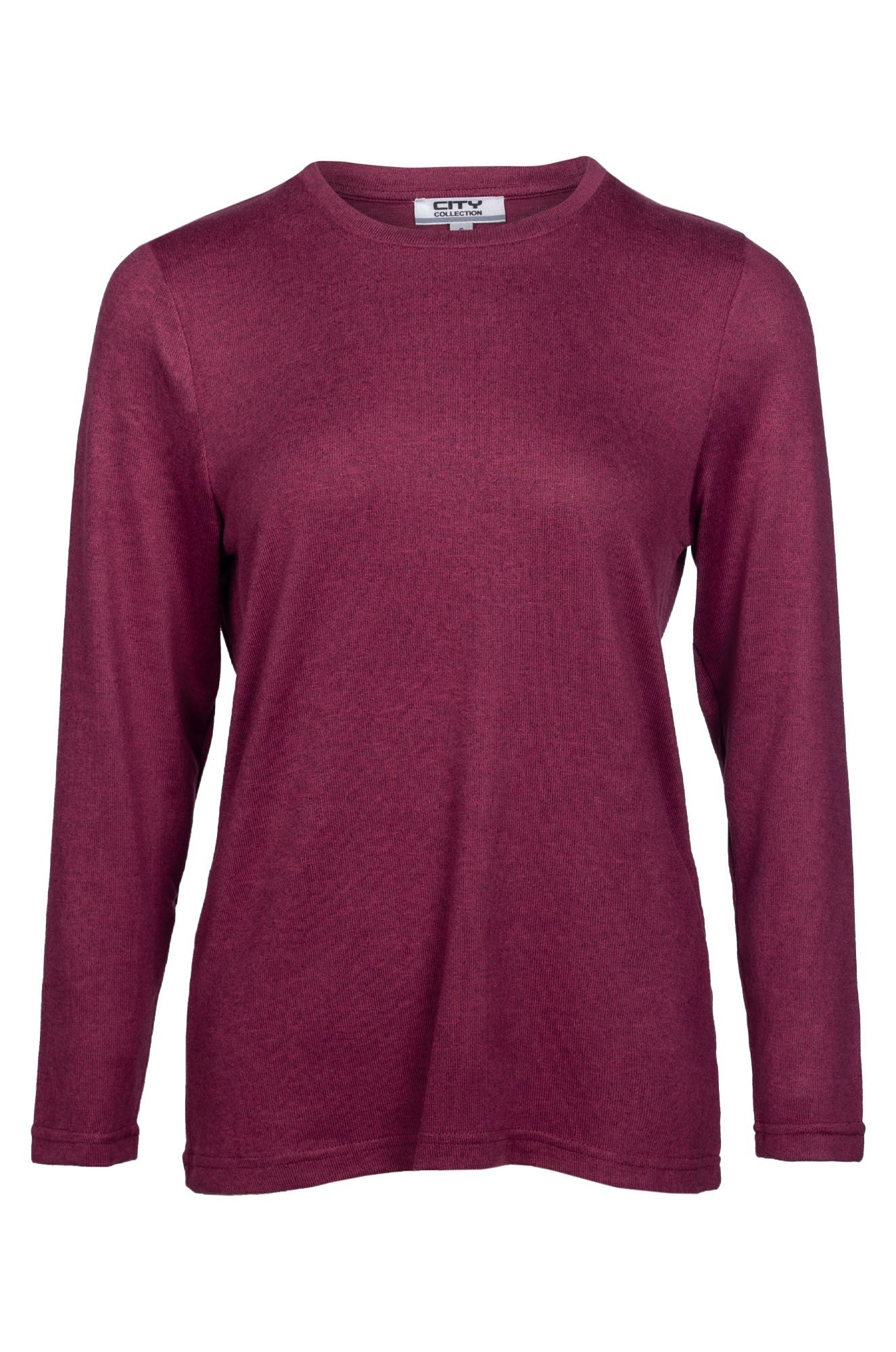 Premium Deep Blush Marle Sweater 7931B1 - Soft & Stylish Women's Knitwear for Casual Outings & Office Wear