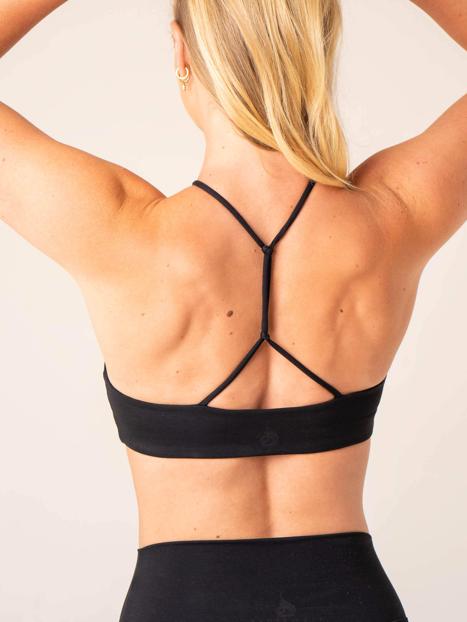 High Support Unstoppable Sports Bra for Women - Breathable & Moisture Wicking Workout Top - Black - Perfect for Running, Yoga & Gym Training