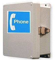 Waterproof Outdoor Phone System - Weatherproof Telephone Call Box for Gardens, Parks, and Emergency Use