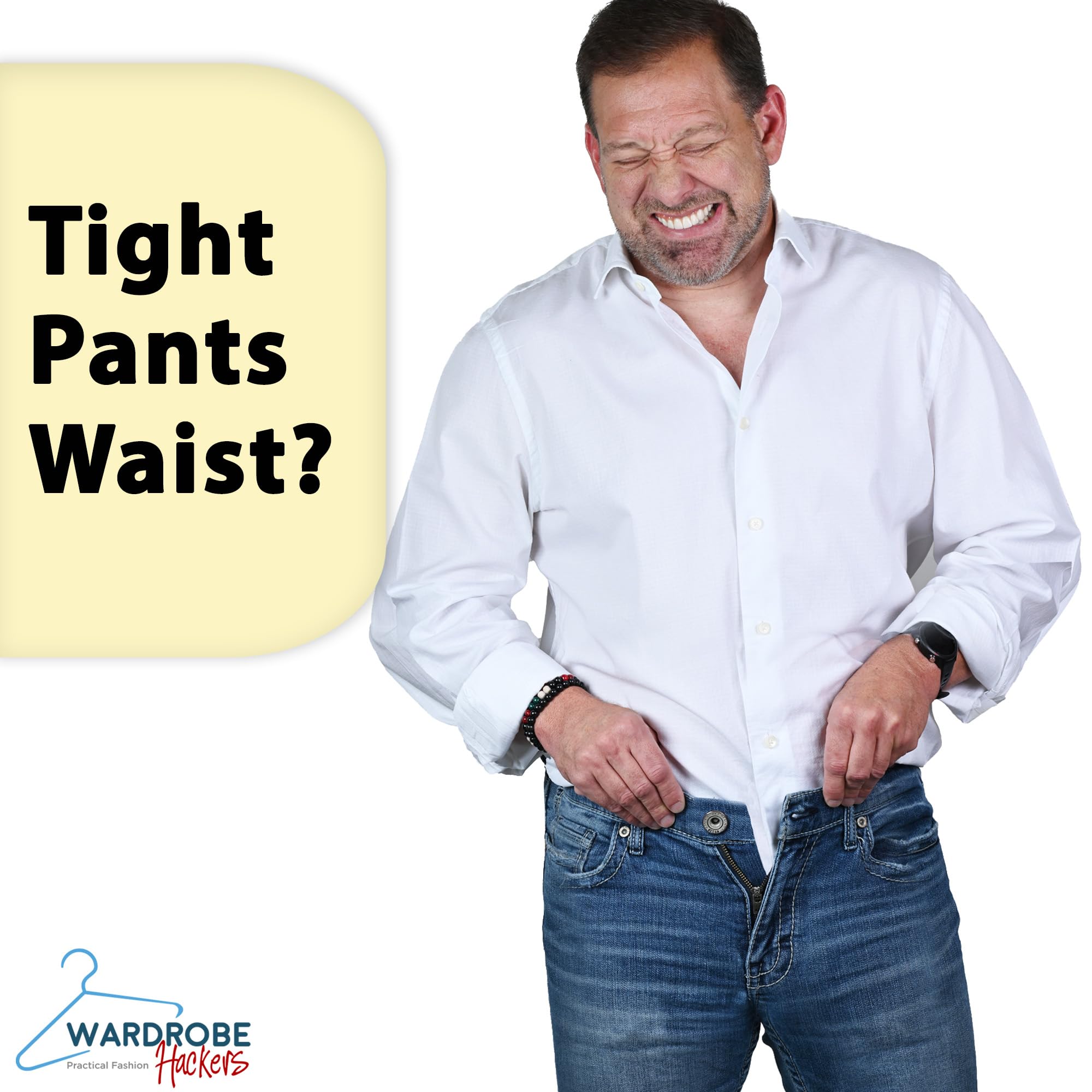 Flexible Waist Extenders for Jeans & Pants - Perfect Fit Solution