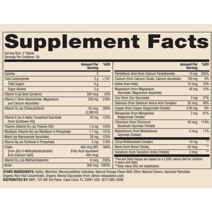 Best Chewable Multivitamin for Kids - 60 Tablets with Essential Vitamins & Minerals - Delicious Fruit Flavor - Immune Support & Growth Supplement - Perfect for Picky Eaters & Daily Nutrition