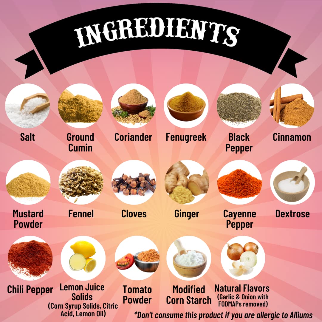 Low FODMAP Tikka Masala Seasoning - Gluten & Dairy Free - for Indian Cooking & Snacks
