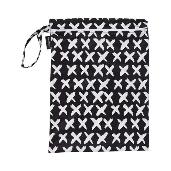 Mum2Mum Wet Bag Cross - Waterproof Reusable Diaper Wet Bag for Babies & Toddlers - Perfect for Daycare, Travel, Swimming & Gym - Leakproof & Odor Resistant