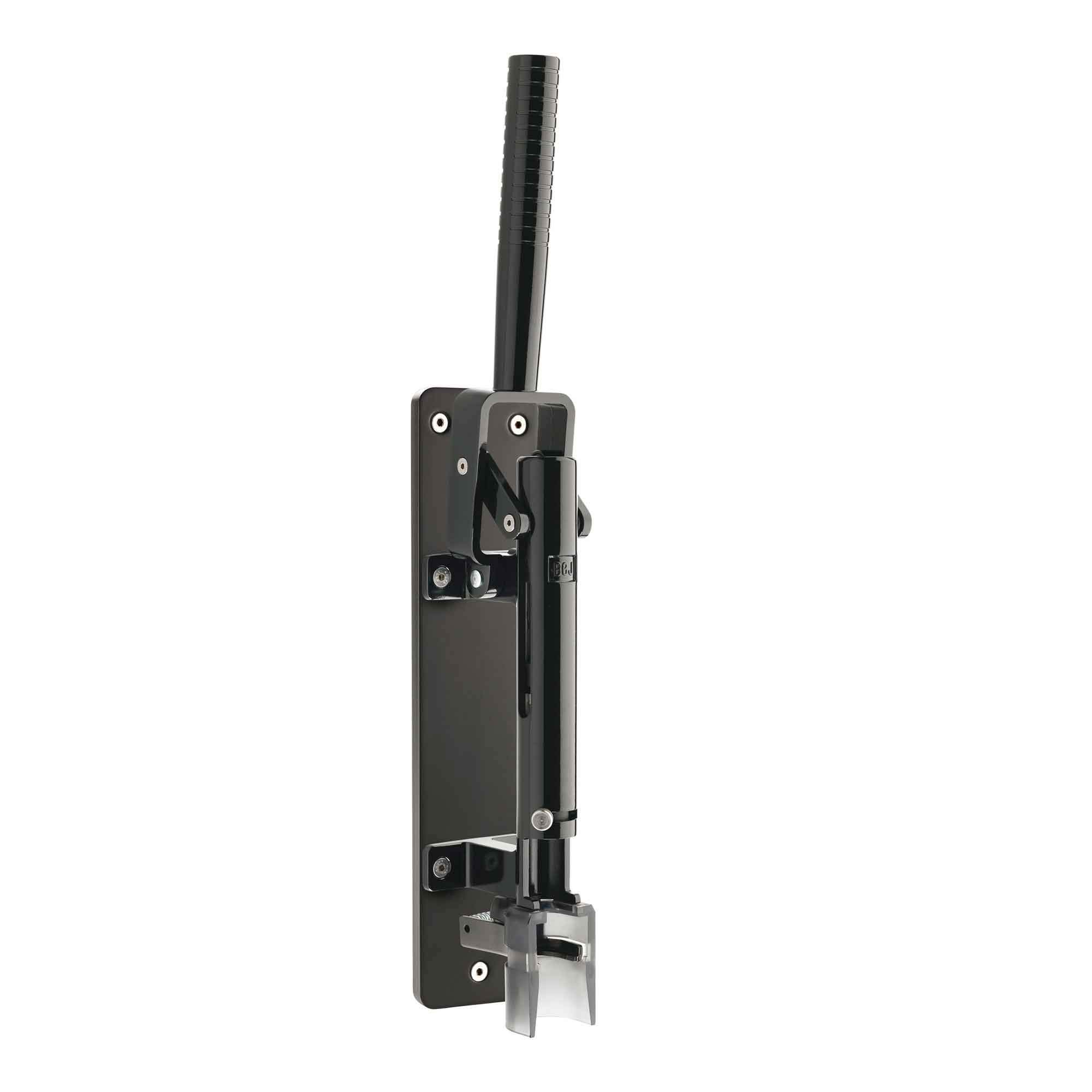 Premium 110 Lux Wall Mounted Wine Bottle Opener & Corkscrew Set - Black with Dark Grey Stand - Perfect for Home Bars, Restaurants, and Wine Cellars