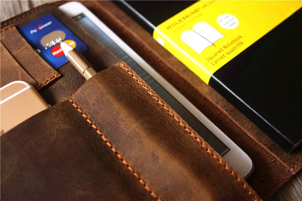 Vintage Leather Refillable Journal Cover - Handmade Genuine Leather Notebook Cover for Writing, Sketching & Travel - Perfect Gift for Writers & Artists