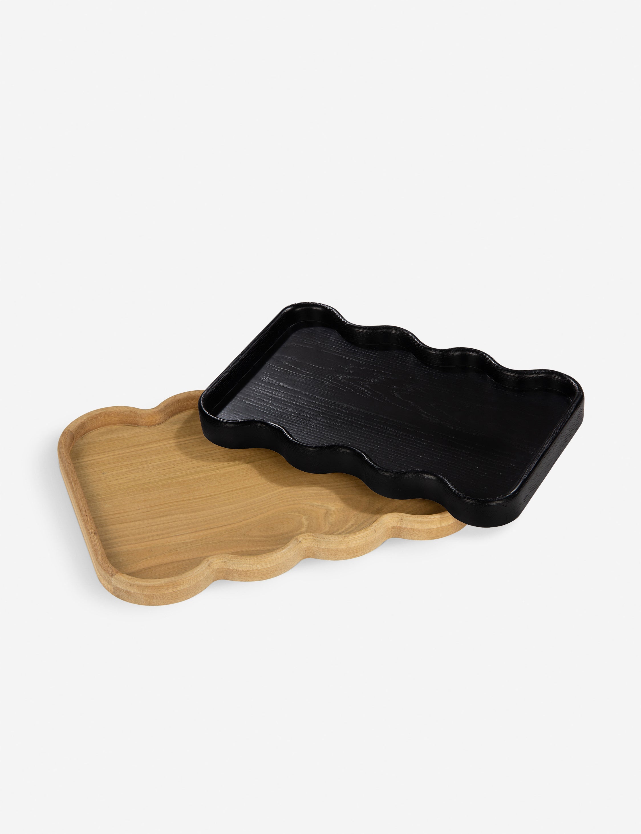 Cario Tray - Premium Bamboo Serving Tray with Handles for Coffee, Tea, Breakfast in Bed, Living Room Decor - Perfect for Entertaining, Gifts & Home Organization